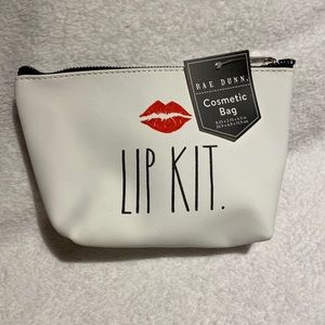 Rae Dunn Cosmetic Make up bag Lip Kit 💋 NWT